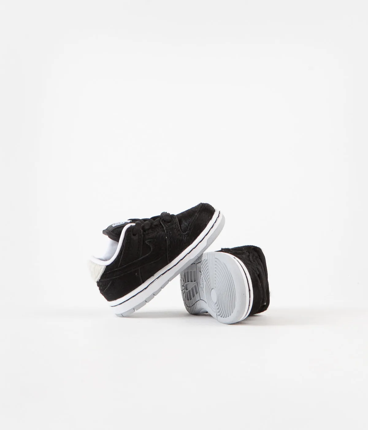 Nike SB Dunk Low Pro Medicom Toddler Shoes - Black / Black - White